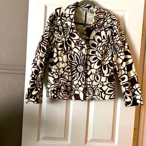 New without tags cotton printed jacket